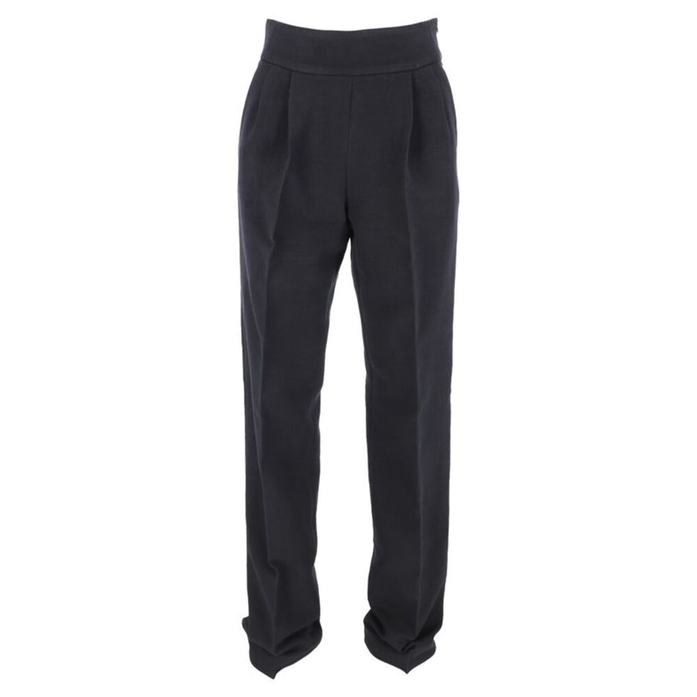 Dries Van Noten Trousers in Black Wool